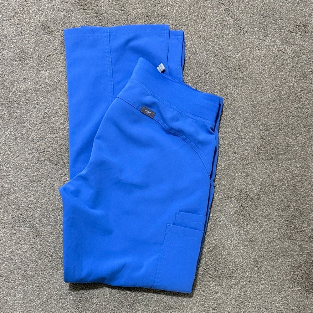 Figs Ceil Blue scrub pants